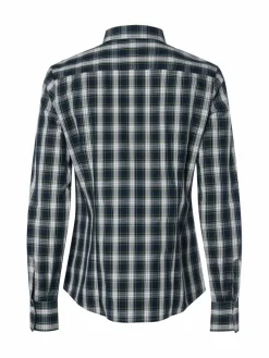 brookshire Blusen*Damen Bluse marine tanne kariert