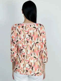 Vicci Germany Blusen*Damen Bluse koralle bedruckt