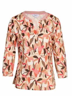 Vicci Germany Blusen*Damen Bluse koralle bedruckt