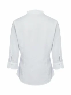 Franco Callegari Blusen*Damen Bluse weiß gemustert