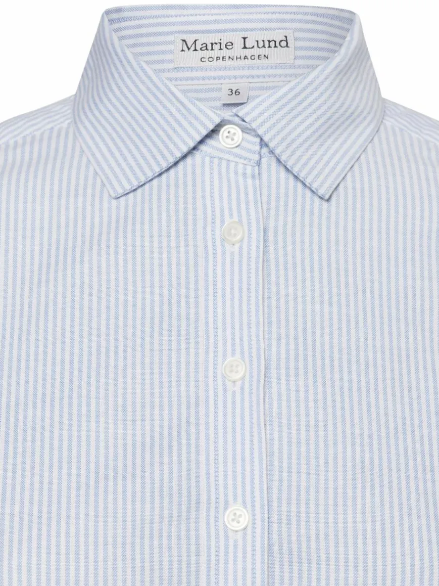Marie Lund Blusen*Damen Bluse hellblau weiß gestreift