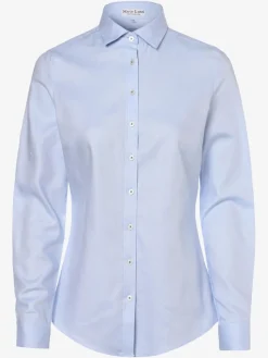 Marie Lund Blusen*Damen Bluse hellblau strukturiert