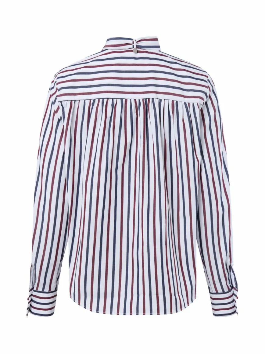 Rich & Royal Blusen*Damen Bluse weiß marine gestreift