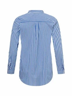 Marie Lund Blusen*Damen Bluse weiß royal gestreift