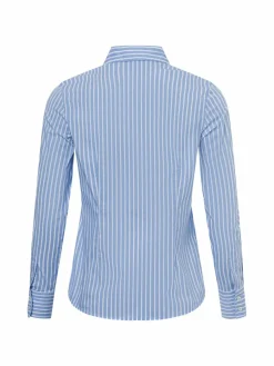 Marie Lund Blusen*Damen Bluse hellblau weiß gestreift