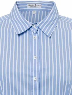 Marie Lund Blusen*Damen Bluse hellblau weiß gestreift