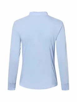 More & More Blusen*Damen Bluse hellblau uni