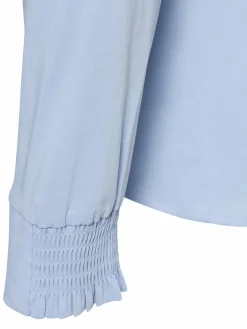 More & More Blusen*Damen Bluse hellblau uni