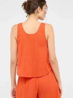 Mustang Blusen*Damen Bluse orange uni