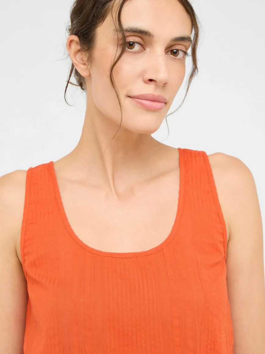 Mustang Blusen*Damen Bluse orange uni