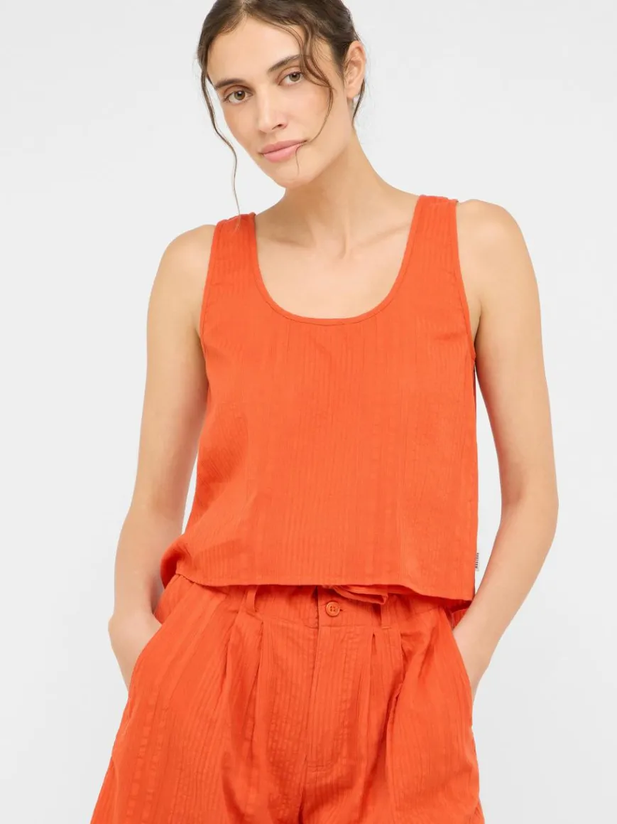 Mustang Blusen*Damen Bluse orange uni