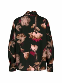 Marc Cain Blusen*Damen Bluse schwarz gemustert