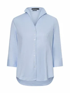 Franco Callegari Blusen*Damen Bluse hellblau gemustert