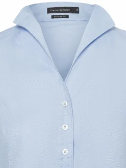 Franco Callegari Blusen*Damen Bluse hellblau gemustert