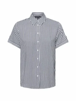 Franco Callegari Blusen*Damen Bluse weiß marine gestreift