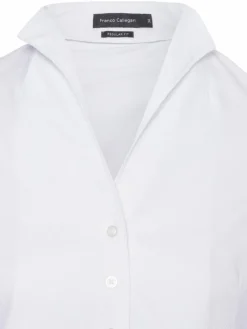 Franco Callegari Blusen*Damen Bluse weiß gemustert