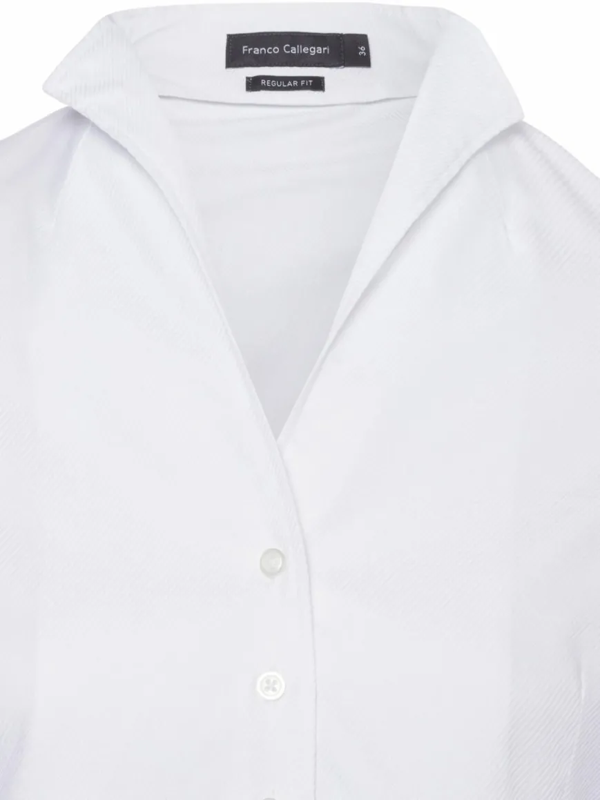 Franco Callegari Blusen*Damen Bluse weiß gemustert