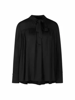 Marc Cain Blusen*Damen Bluse schwarz uni