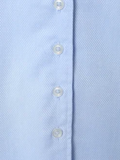 Franco Callegari Blusen*Damen Bluse - Bügelleicht hellblau strukturiert