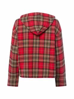 Joop Jeans Blusen*Damen Bluse - Bridget rot camel kariert