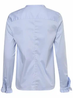 MOS MOSH Blusen*Damen Bluse - Mattie hellblau uni