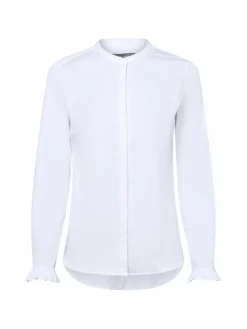 MOS MOSH Blusen*Damen Bluse - Mattie Shirt weiß uni