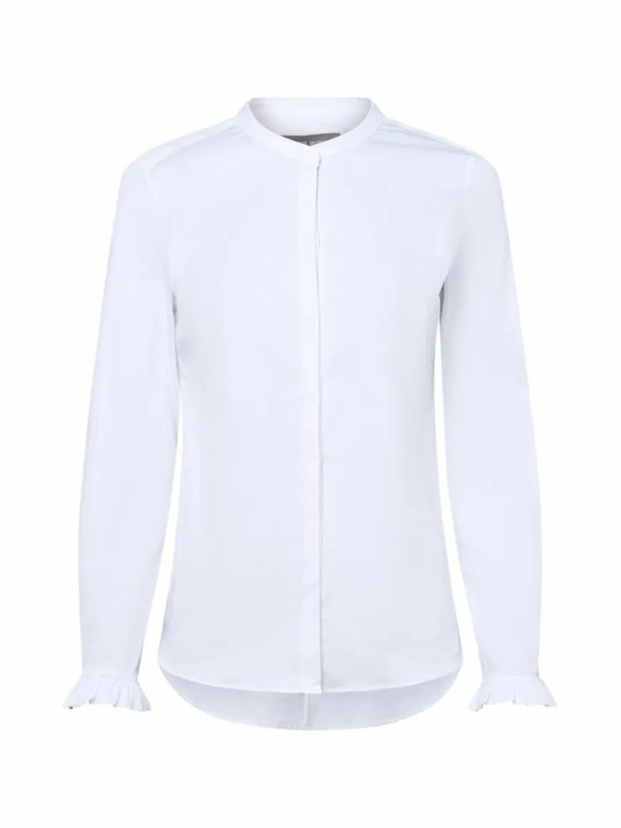 MOS MOSH Blusen*Damen Bluse - Mattie Shirt weiß uni