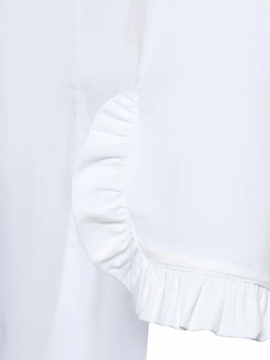 MOS MOSH Blusen*Damen Bluse - Mattie Shirt weiß uni