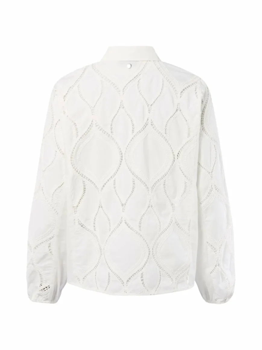 MOS MOSH Blusen*Damen Bluse - MMNolin Caminno weiß uni