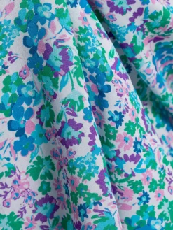 Franco Callegari Blusen*Damen Bluse - Samanta aqua grün gemustert