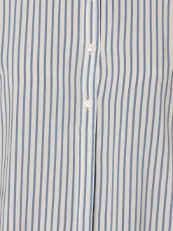 Franco Callegari Blusen*Damen Bluse - Samanta weiß blau gestreift