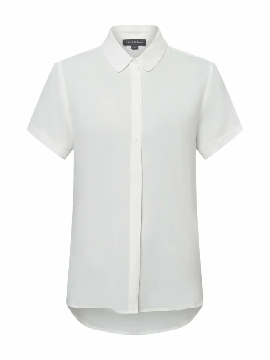 Franco Callegari Blusen*Damen Bluse - Samanta ecru uni
