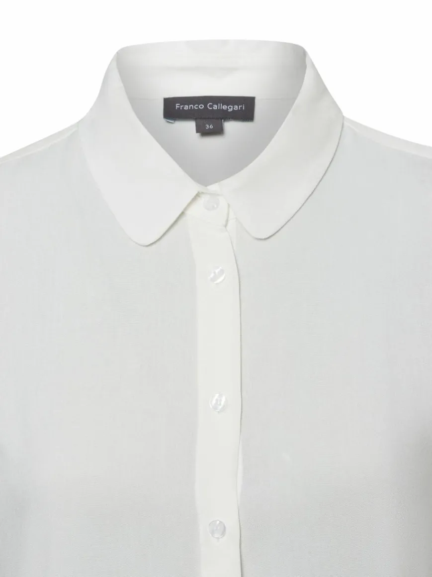 Franco Callegari Blusen*Damen Bluse - Samanta ecru uni