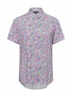 Franco Callegari Blusen*Damen Bluse - Samanta rosa mehrfarbig gemustert