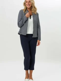 Frank Walder Blusen*Damen Blusenshirt ecru weiß uni