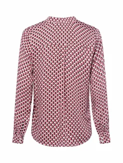 More & More Blusen*Damen Blusenshirt pink weiß gemustert