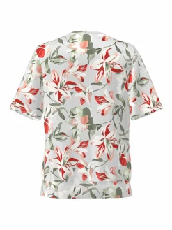 Frank Walder Blusen*Damen Blusenshirt mehrfarbig gemustert