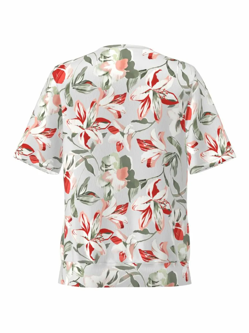 Frank Walder Blusen*Damen Blusenshirt mehrfarbig gemustert