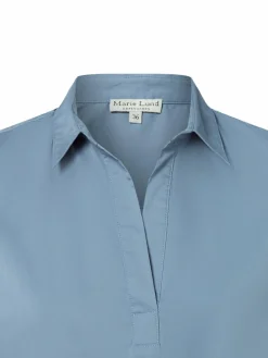 Marie Lund Blusen*Damen Blusenshirt blau uni