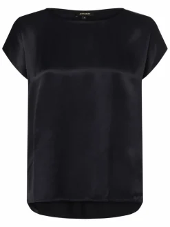 More & More Blusen*Damen Blusenshirt marine uni