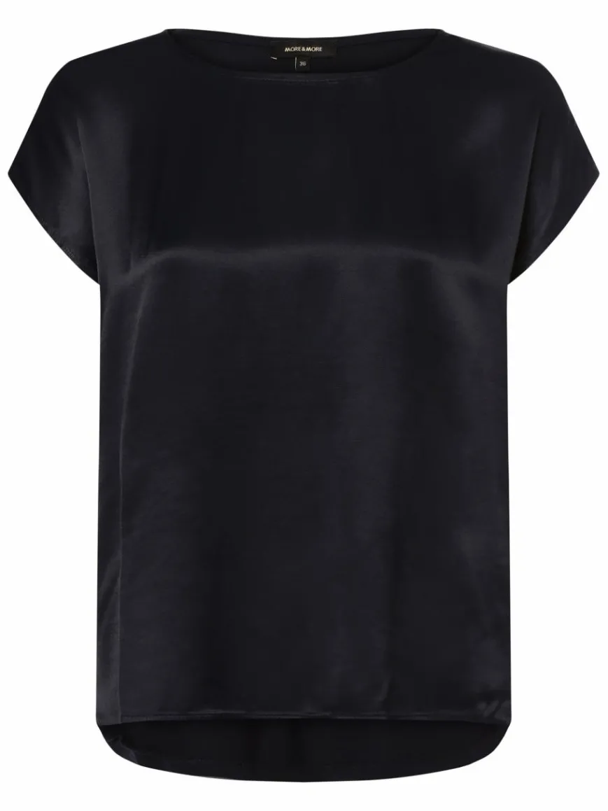 More & More Blusen*Damen Blusenshirt marine uni