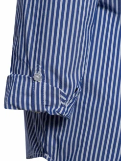 Marie Lund Blusen*Damen Blusenshirt hellblau weiß gestreift