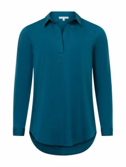 Marie Lund Blusen*Damen Blusenshirt petrol uni