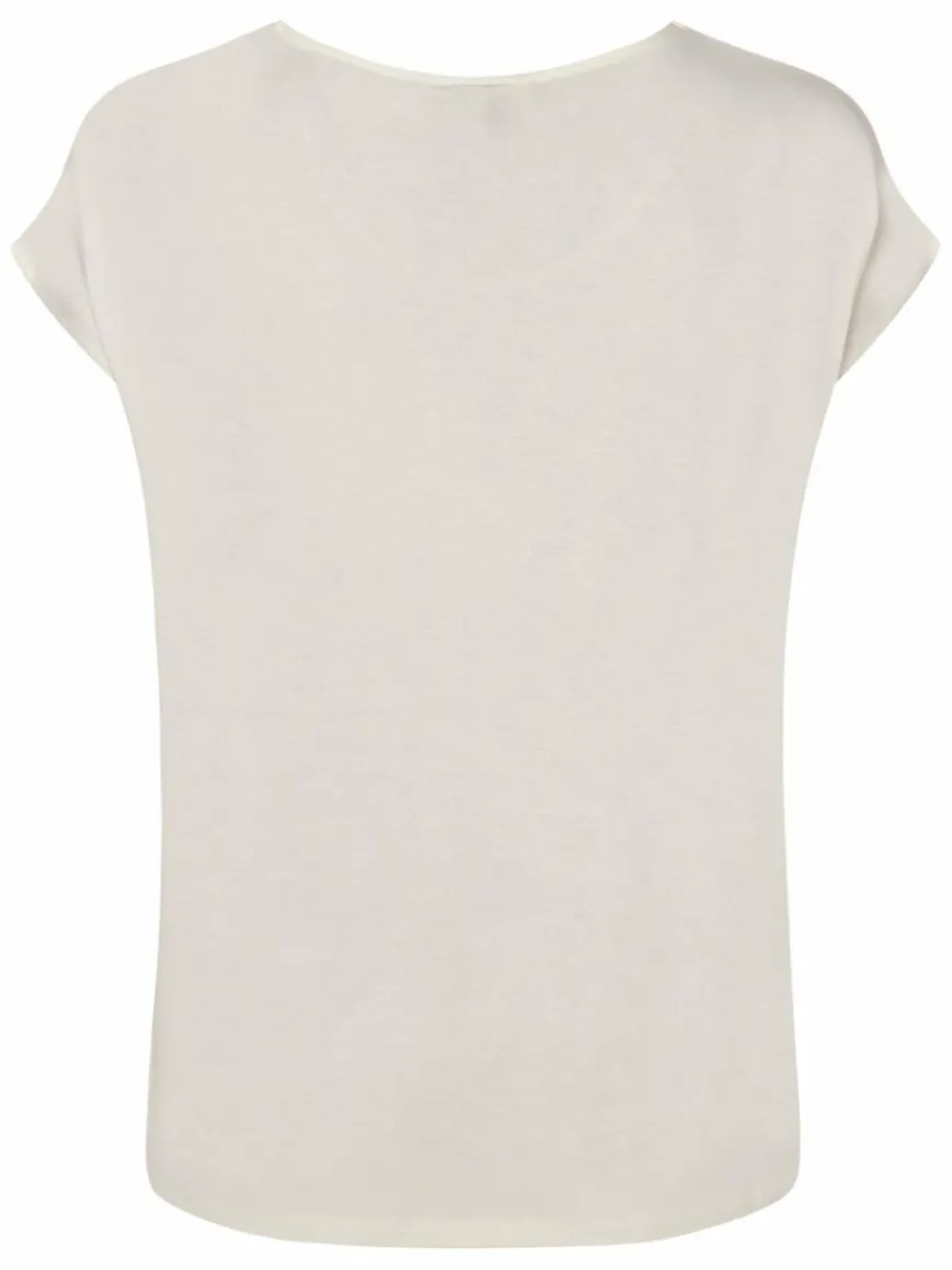 More & More Blusen*Damen Blusenshirt ecru uni