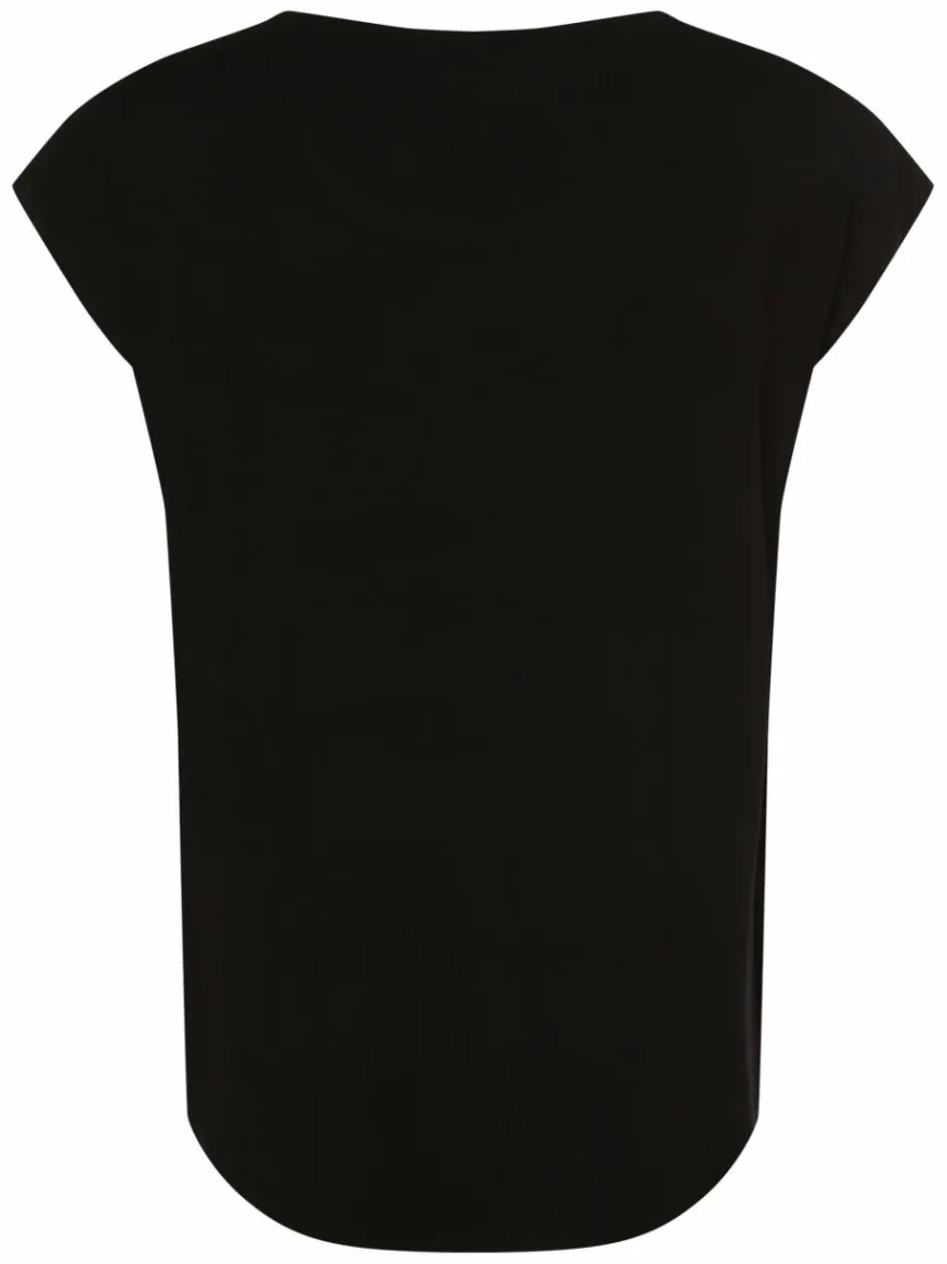 More & More Blusen*Damen Blusenshirt schwarz uni