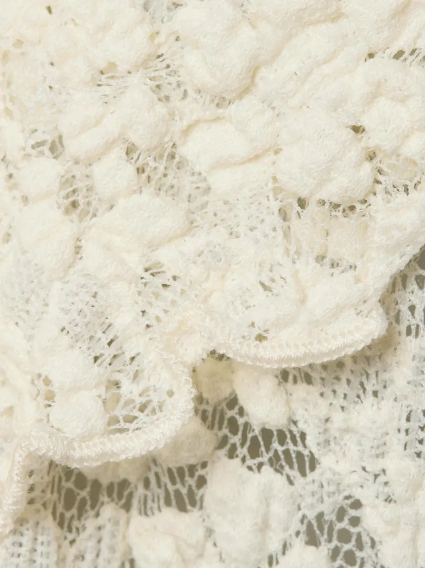 zero Blusen*Damen Blusenshirt ecru uni