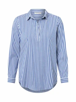 Marie Lund Blusen*Damen Blusenshirt weiß royal gestreift