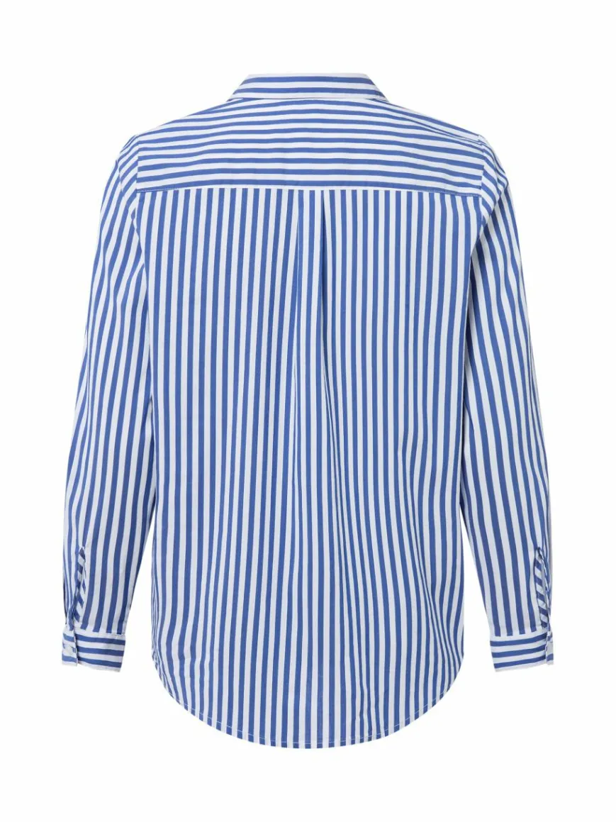 Marie Lund Blusen*Damen Blusenshirt weiß royal gestreift