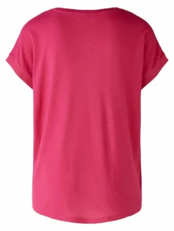 Oui Blusen*Damen Blusenshirt pink uni