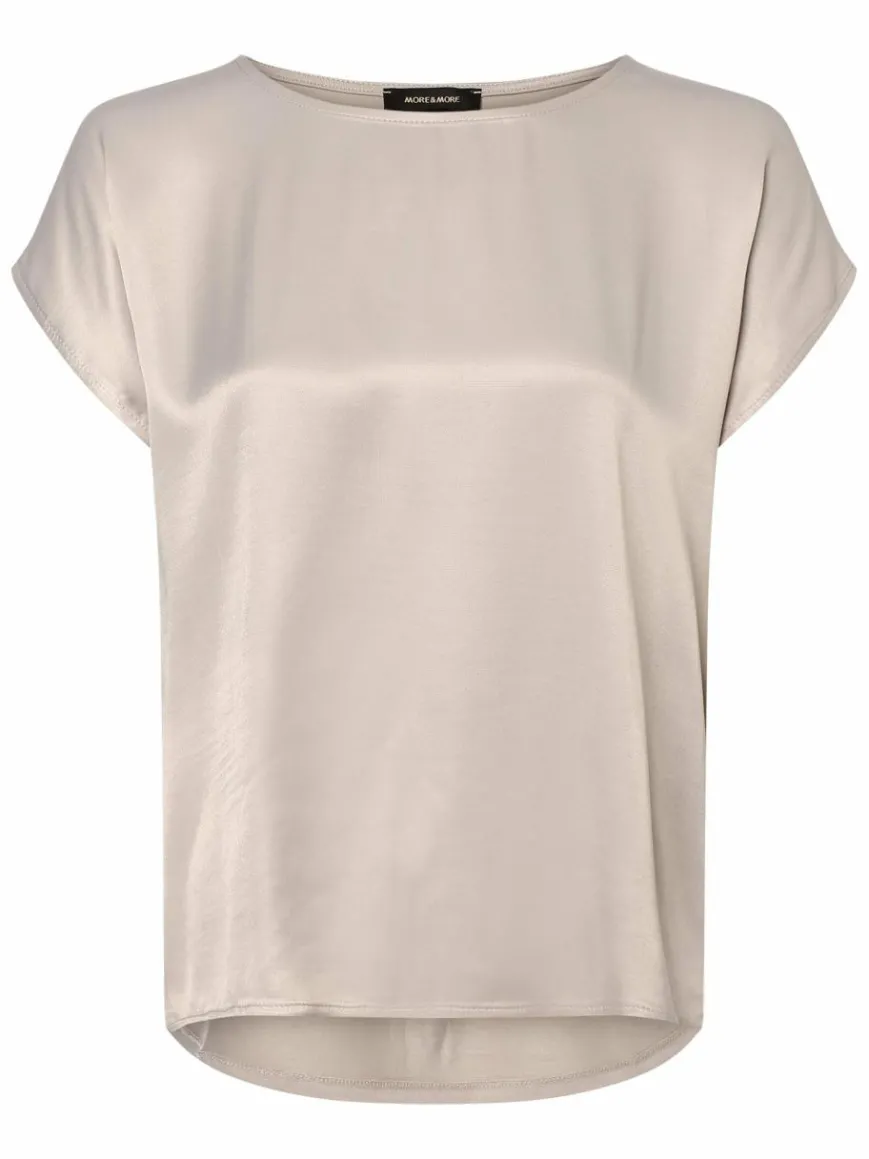 More & More Blusen*Damen Blusenshirt sand uni